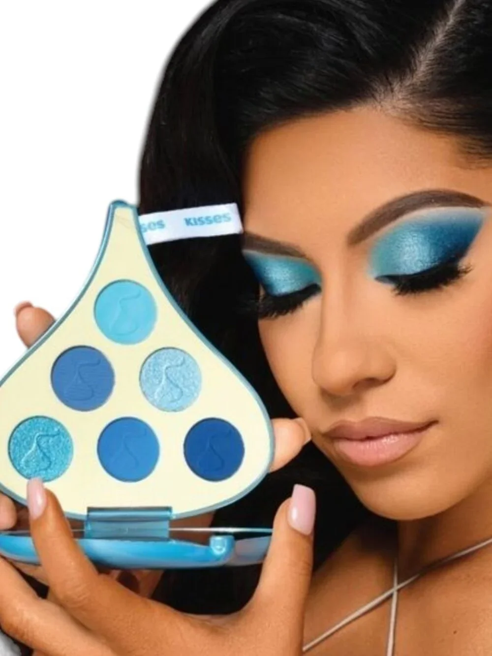 Glamlite x Hershey's Kisses Cookies 'N' Creme Eyeshadow Palette, 6 Shades / NIB
